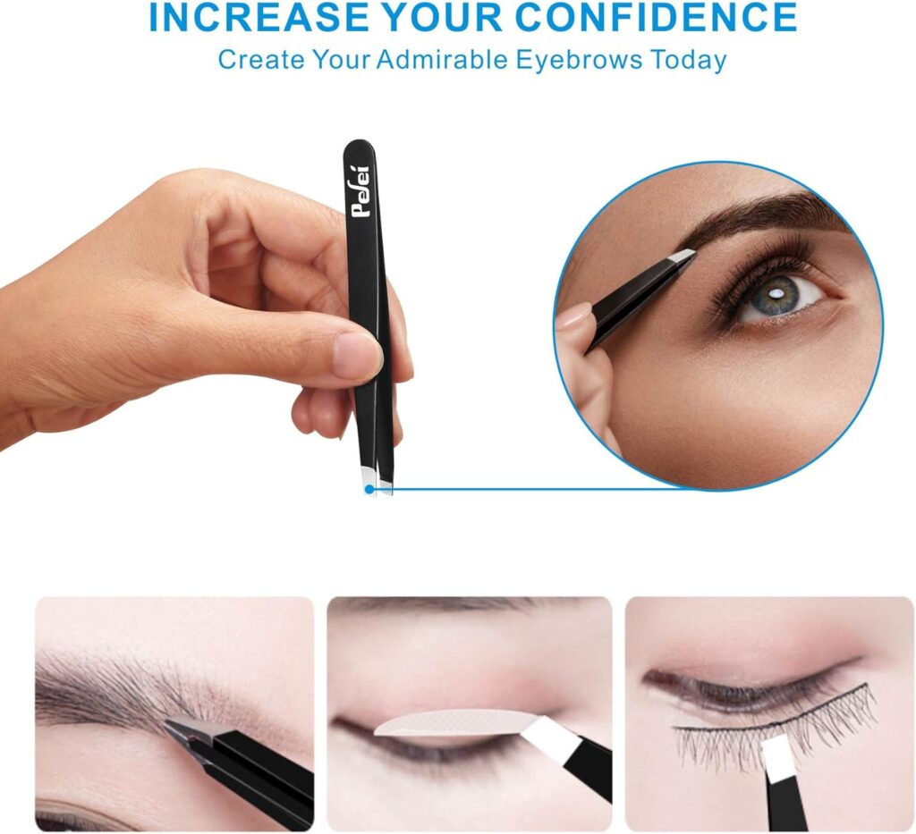 Precision & Polish: My Full Review of the Pefei 4-Piece Tweezers Set for Eyebrow Grooming